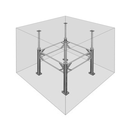 Schalungsgerüst von LEDAK in 3D-Darstellung